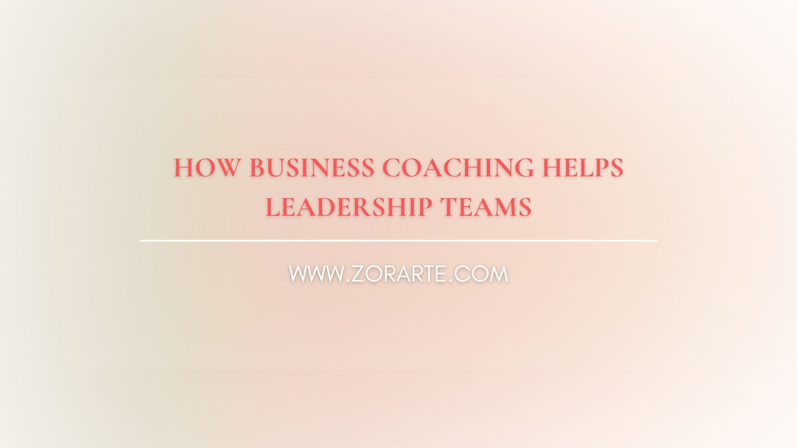 How Business Coaching Helps Leadership Teams